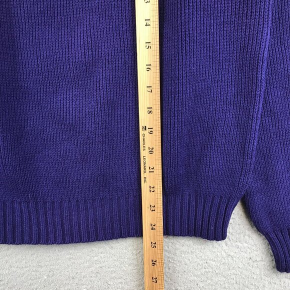 Vintage JC Penney Holiday Knit Pullover Nordic Snowflake sweater S - Picture 4 of 8